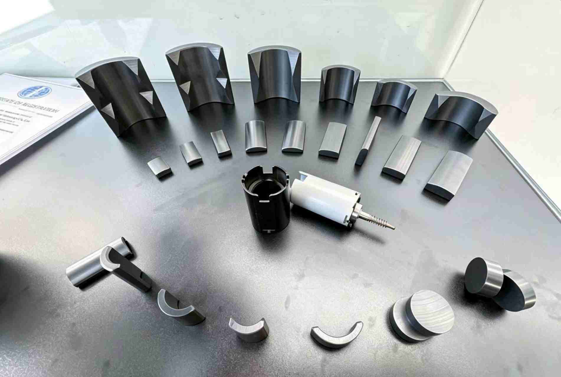 Wet-Anisotropic Hard Ferrite Magnet